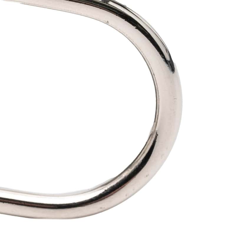 Fendi Silver Plated and Coated Canvas Zucca Key Ring Silver Metal Very good condition - Box View