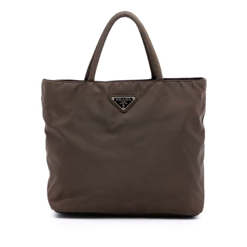 Prada Tessuto Tote Brown Very good condition - Front View