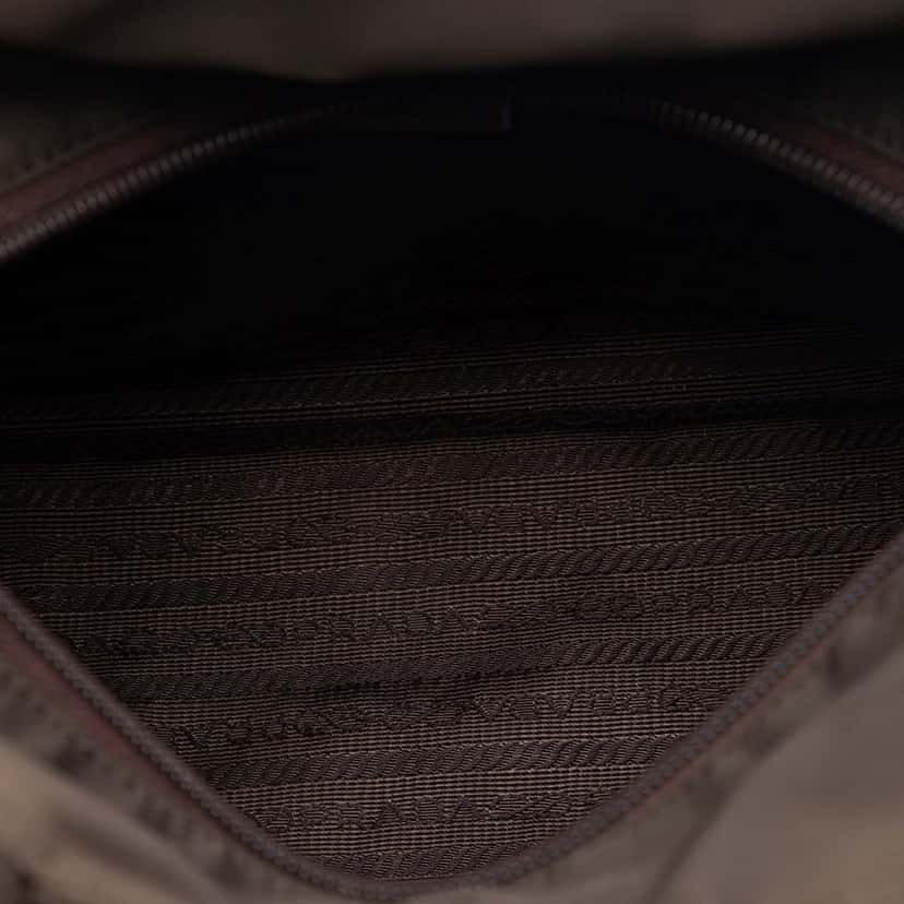 Prada Tessuto Tote Brown Very good condition - Model View