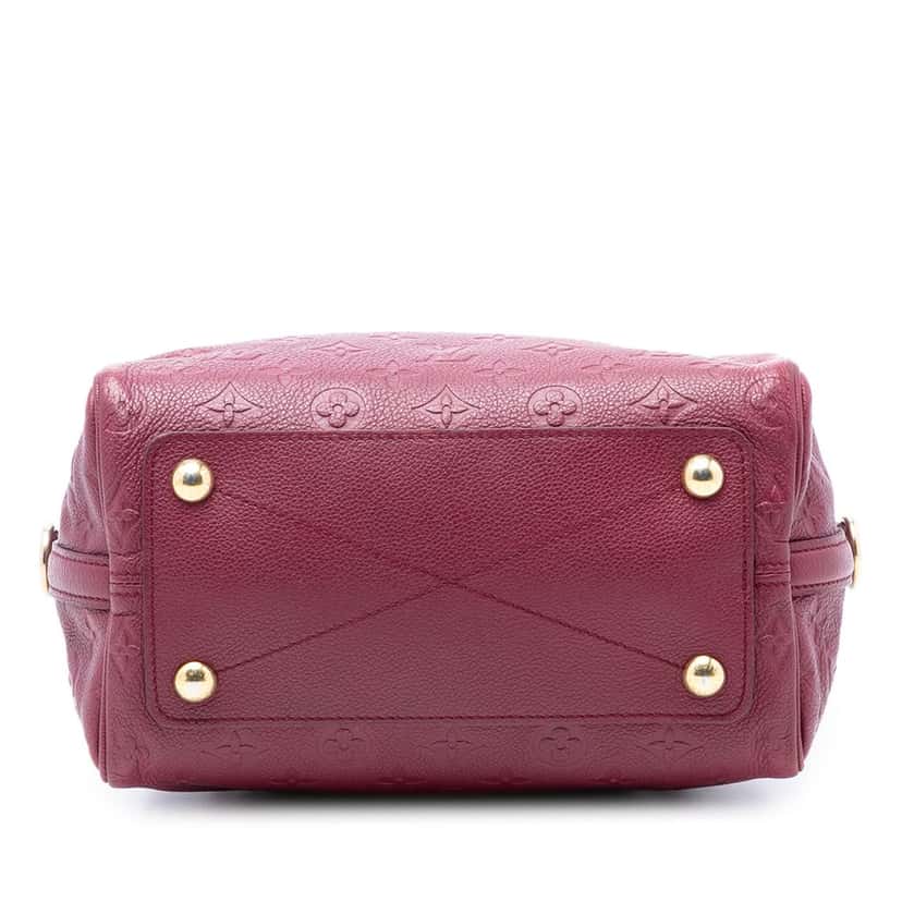Louis Vuitton Monogram Empreinte Speedy Bandouliere 25 Red Leather Very good condition - Inside View