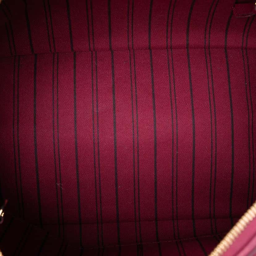 Louis Vuitton Monogram Empreinte Speedy Bandouliere 25 Red Leather Very good condition - Model View