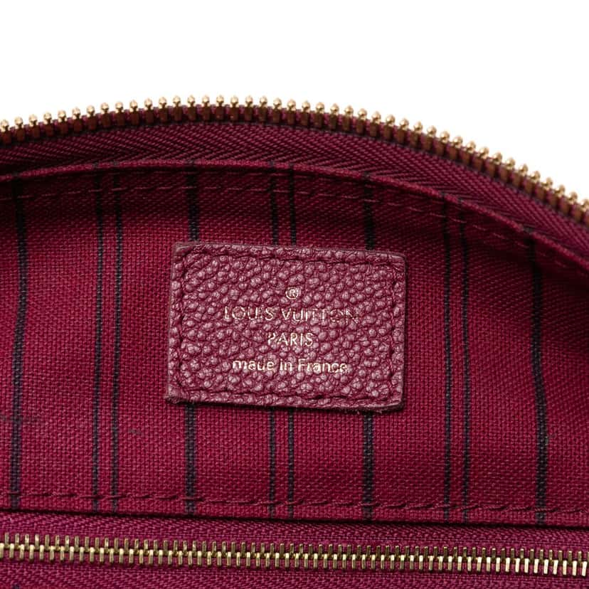 Louis Vuitton Monogram Empreinte Speedy Bandouliere 25 Red Leather Very good condition - Box View