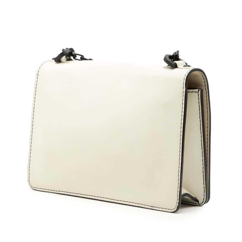 Dior Medium Calfskin JAdior Chain Flap White Leather Very good condition - Back View