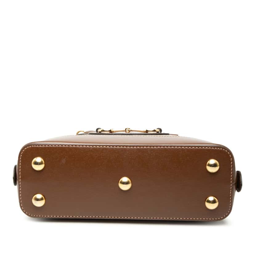 Gucci Small GG Supreme Horsebit 1955 Satchel Beige Very good condition - Inside View