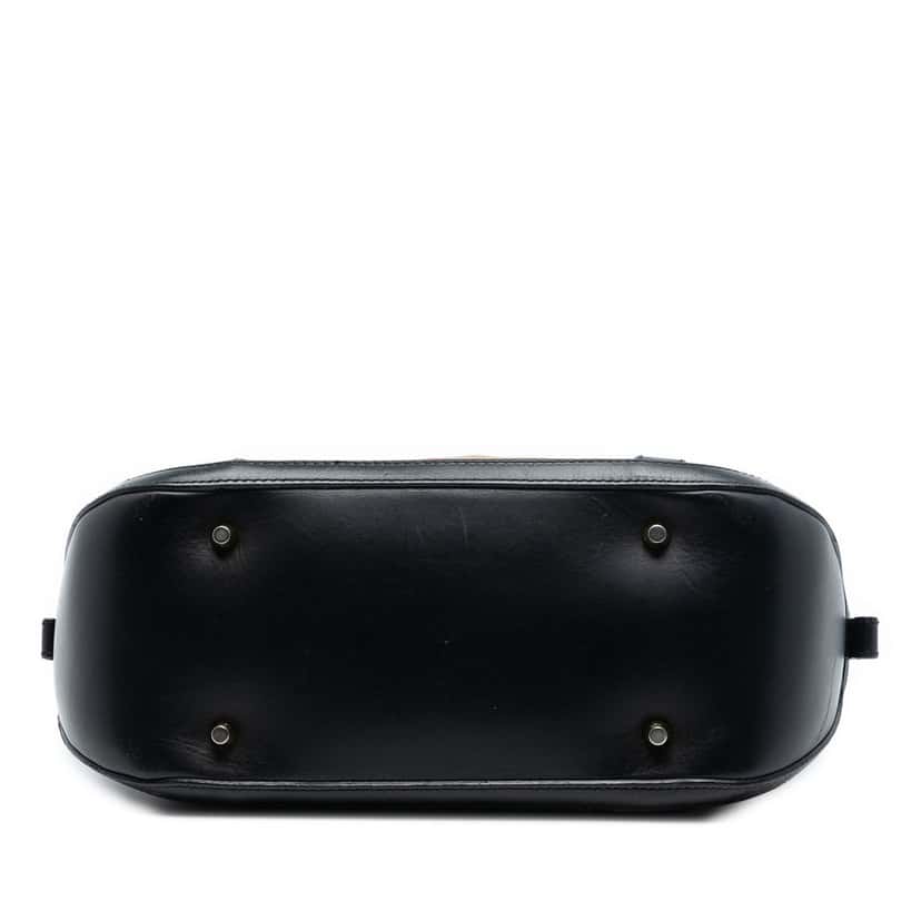 Burberry Small Leather Trimmed House Check Canvas Bridle Orchard Satchel Brown Very good condition - Inside View