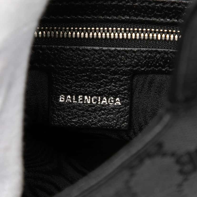 Balenciaga Gucci The Hacker Project Small BB Canvas Web Jackie 1961 Crossbody Black Very good condition - Box View