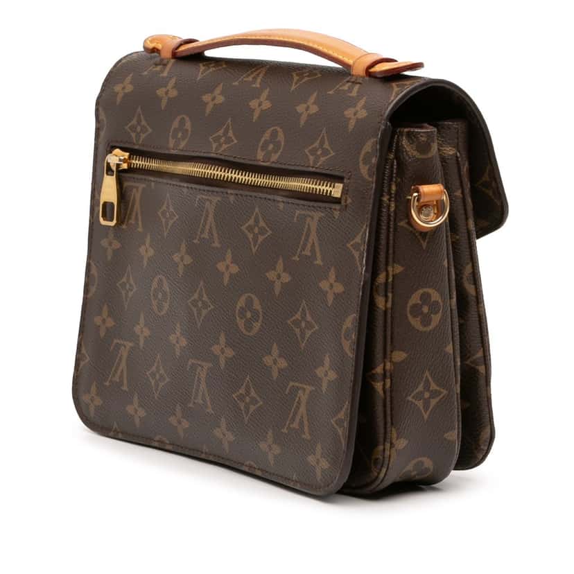 Louis Vuitton Monogram Pochette Metis Brown Very good condition - Back View