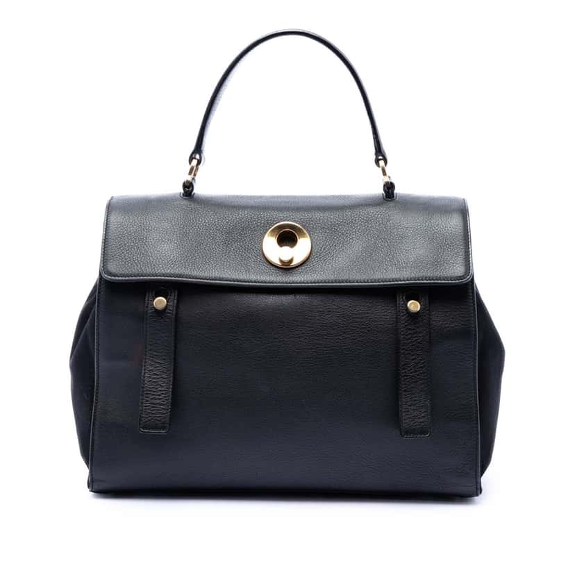 Saint Laurent Medium Leather Muse Two Satchel