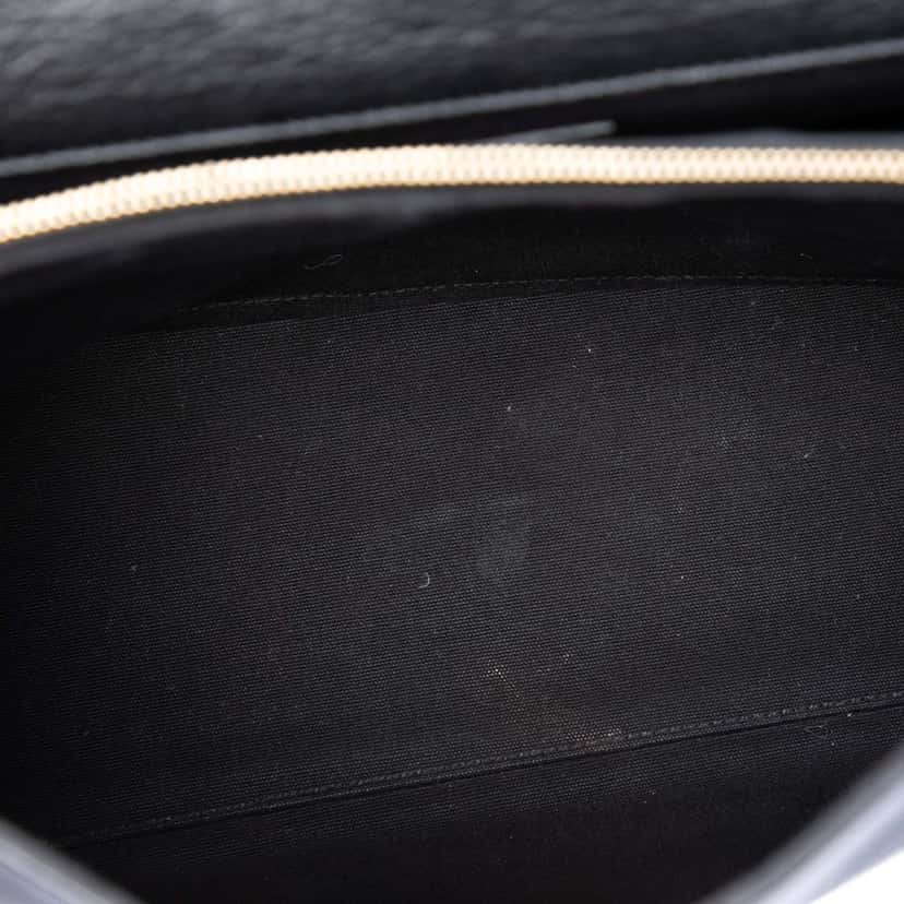 Saint Laurent Medium Leather Muse Two Satchel Black Leather Very good condition - Model View
