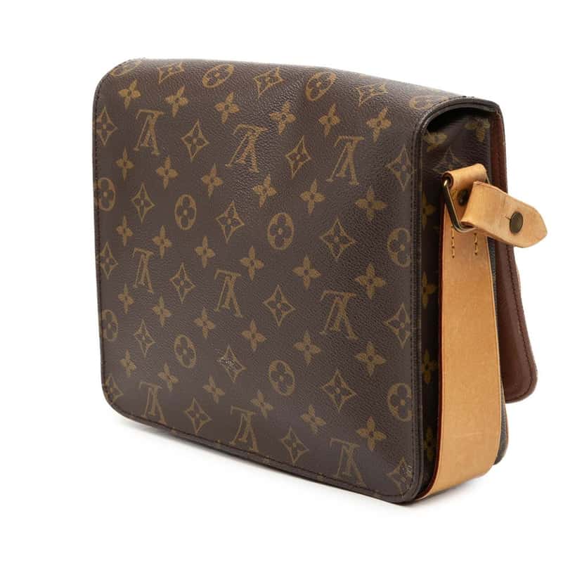 Louis Vuitton Monogram Cartouchiere GM Brown Very good condition - Back View