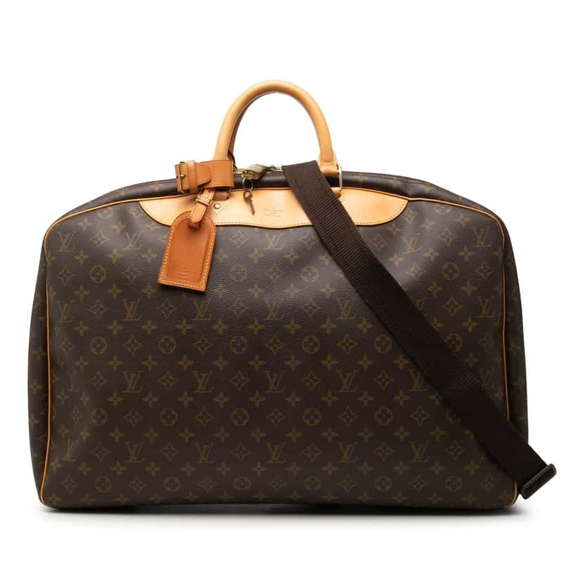 Louis Vuitton Monogram Alize 2 Poches Brown Very good condition - Front View
