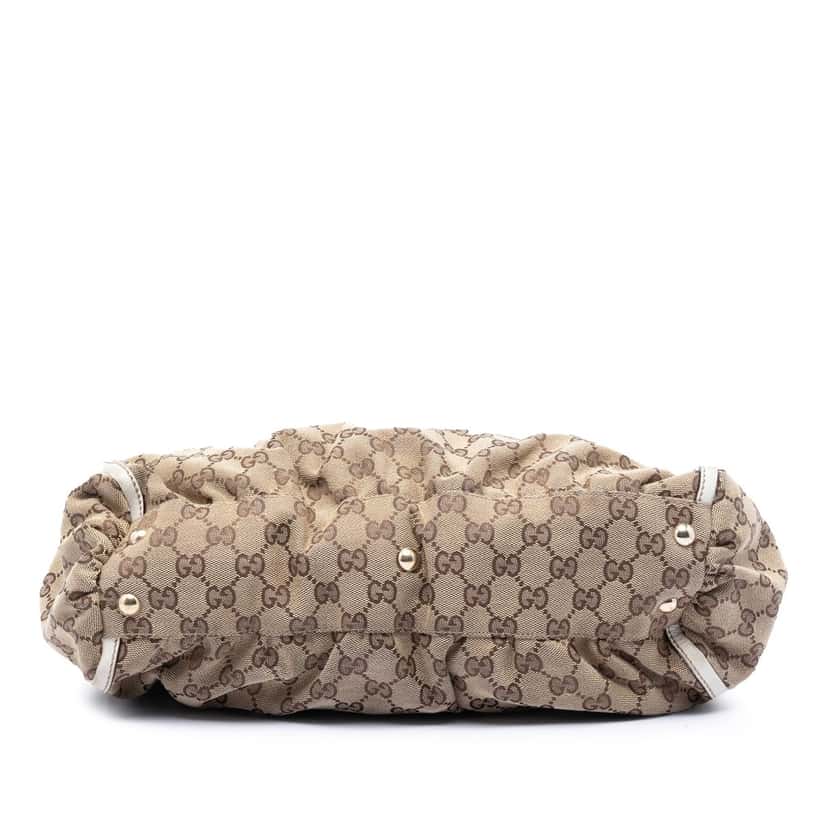 Gucci GG Canvas Abbey D Ring Tote Beige Very good condition - Inside View