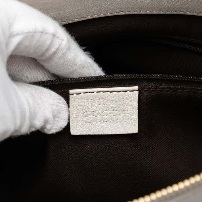 Gucci GG Canvas Abbey D Ring Tote Beige Very good condition - Box View