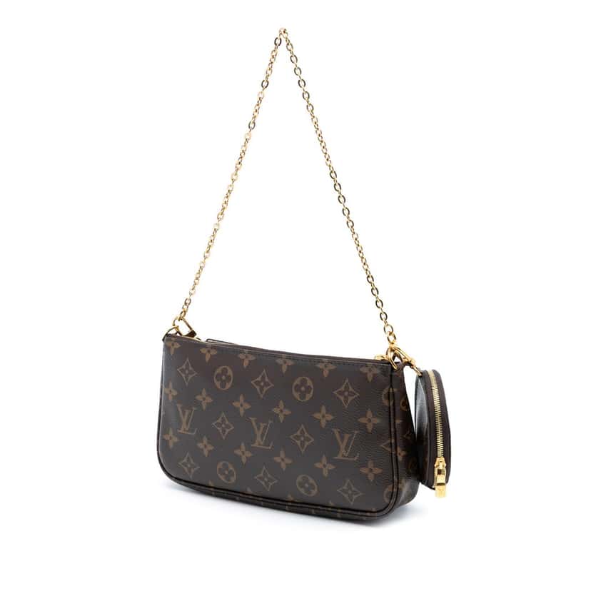 Louis Vuitton Monogram Multi Pochette Accessoires Brown Very good condition - Back View