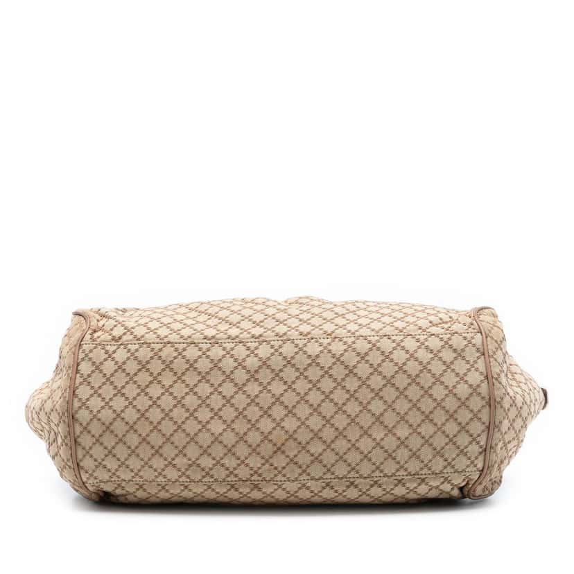 Gucci Diamante Canvas Sukey Satchel Beige Good condition - Inside View