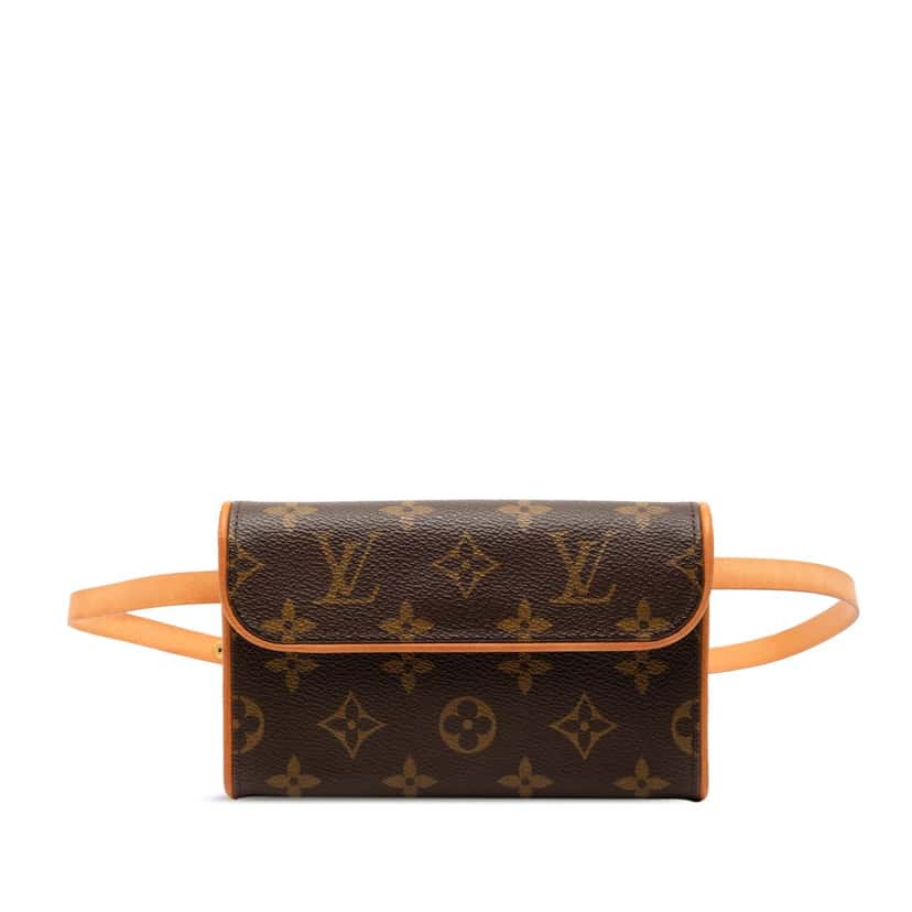Louis Vuitton Monogram Pochette Florentine Brown Very good condition - Front View