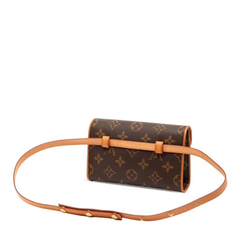 Louis Vuitton Monogram Pochette Florentine Brown Very good condition - Back View