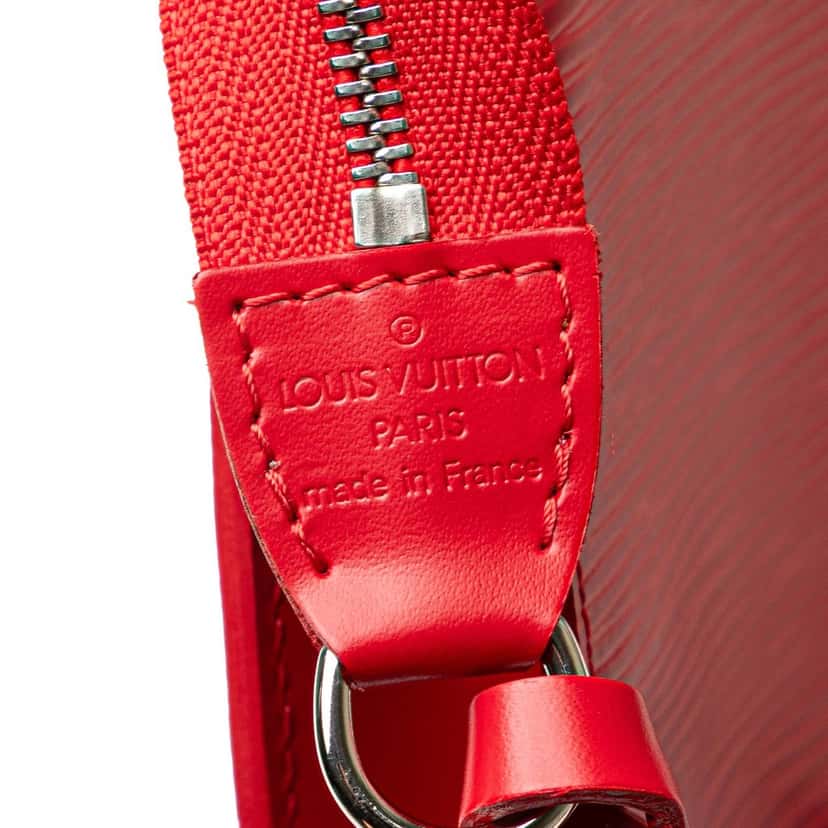 Louis Vuitton Epi Pochette Accessoires Red Leather Very good condition - Box View