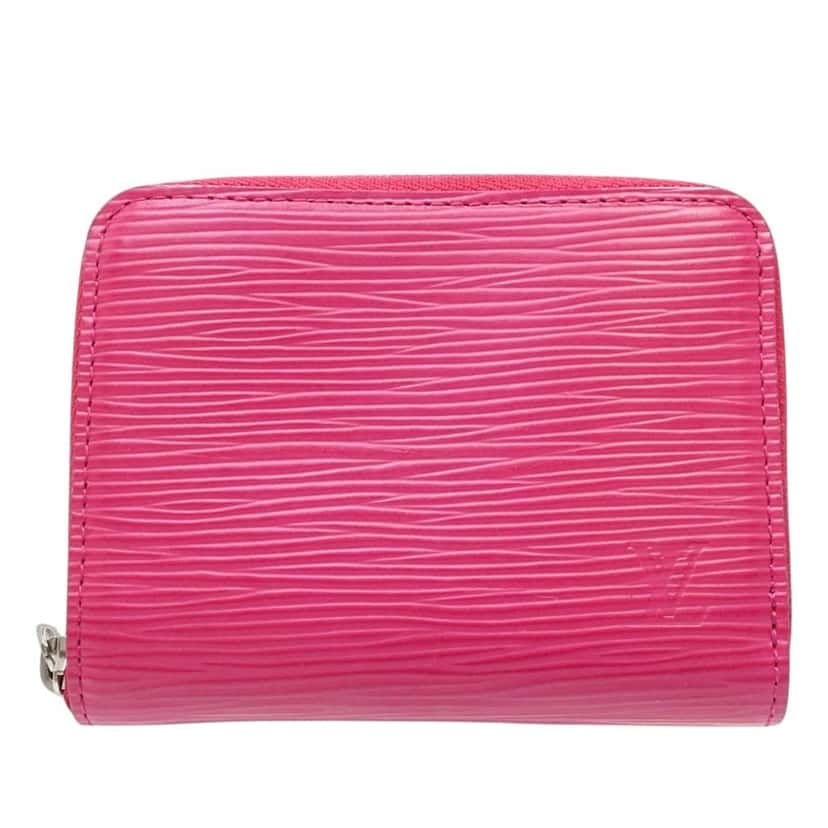 Louis Vuitton Epi Zippy Coin Purse Pink Leather Very good condition - Front View