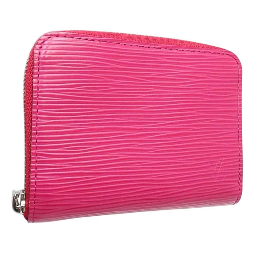 Louis Vuitton Epi Zippy Coin Purse Pink Leather Very good condition - Back View