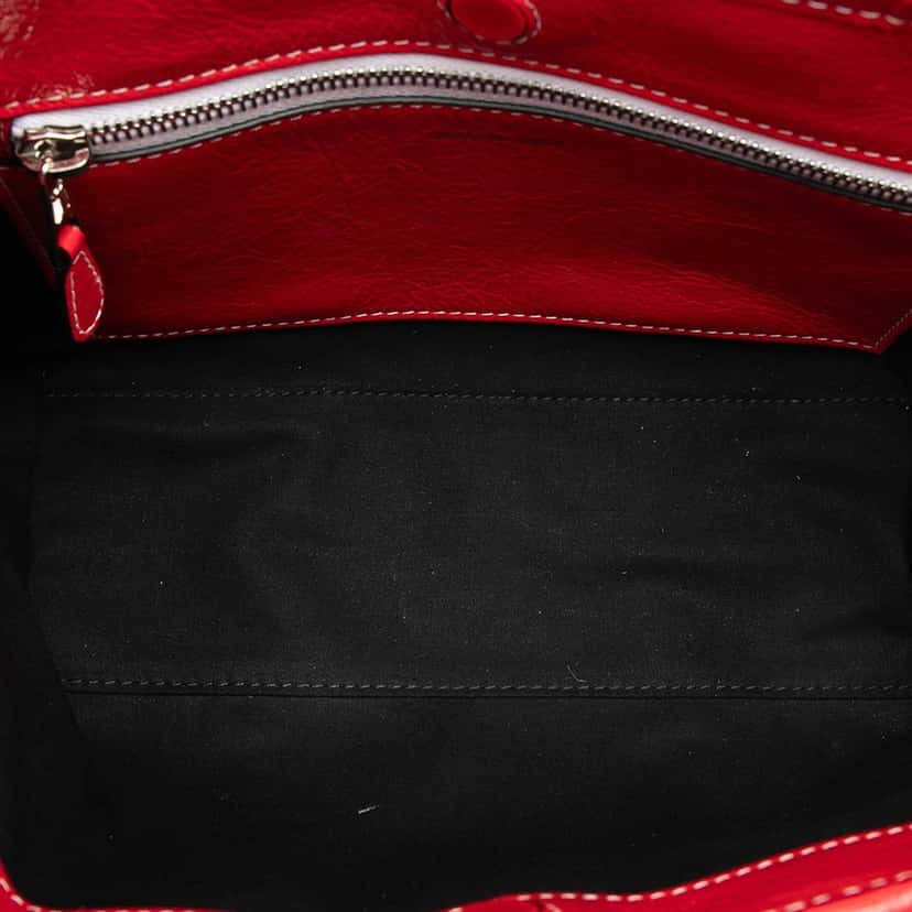 Balenciaga Small Lambskin Striped Barbes East West Shopper Tote Other Leather Very good condition - Model View