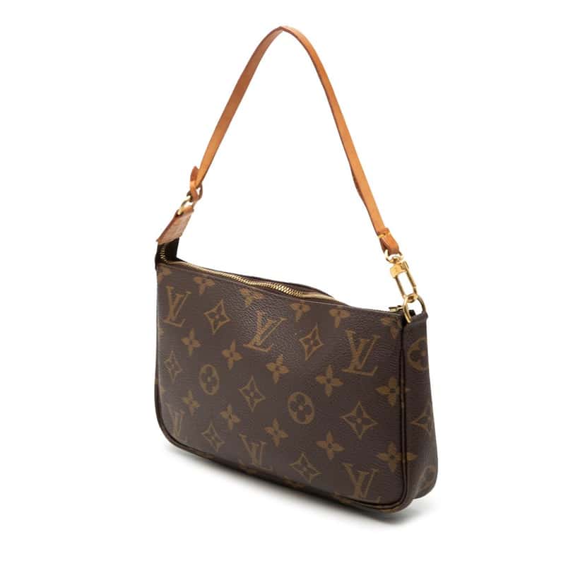 Louis Vuitton Monogram Pochette Accessoires Brown Good condition - Back View
