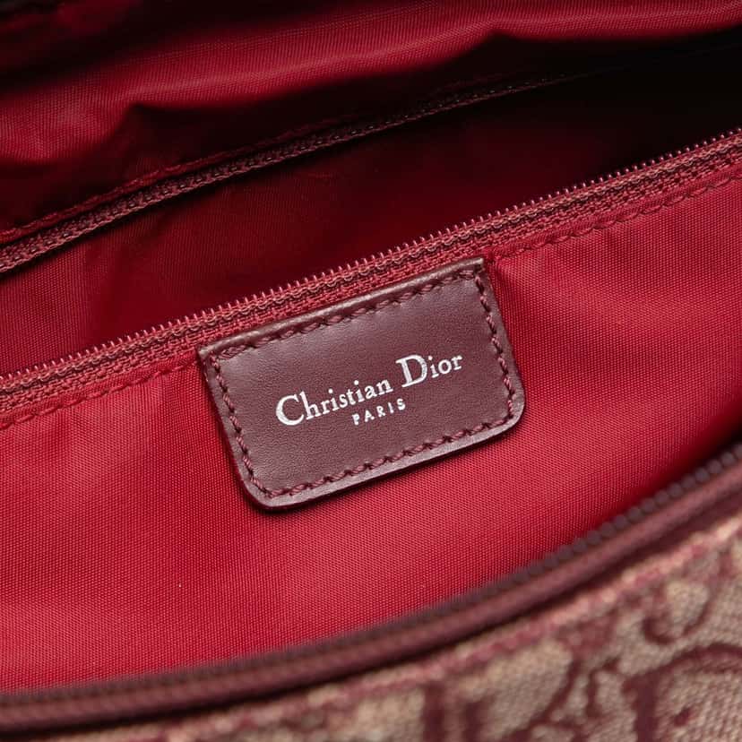 Dior Diorissimo Trotter Canvas Crossbody Red Very good condition - Box View