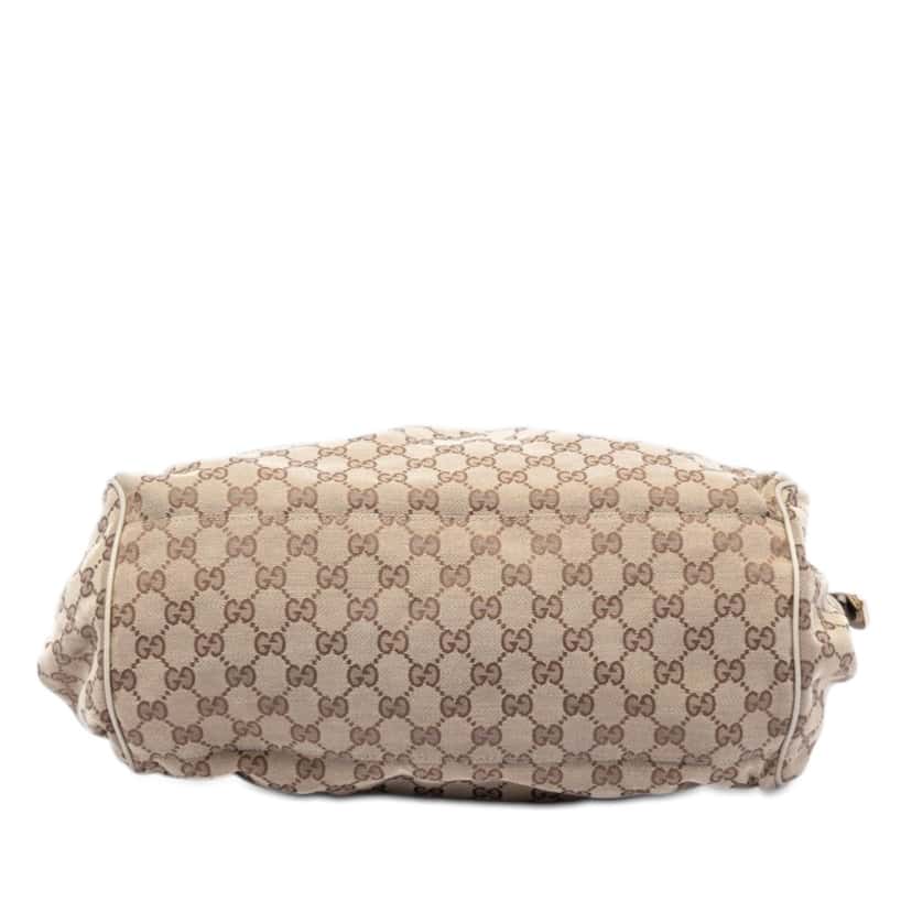 Gucci GG Canvas Sukey Satchel Beige Very good condition - Inside View