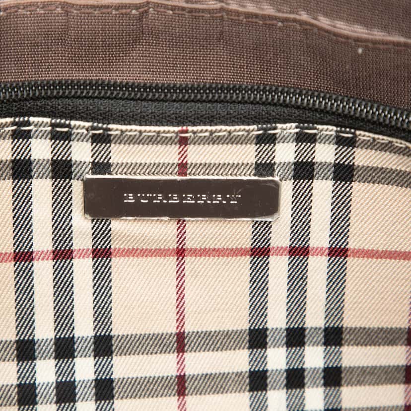 Burberry Leather Shoulder Bag Black Leather Never worn, with tag - Box View