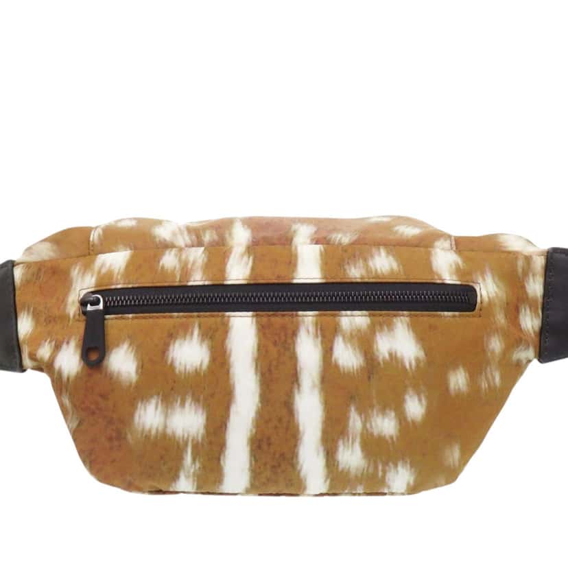 Burberry Logo Printed Nylon Belt Bag Brown Very good condition - Back View