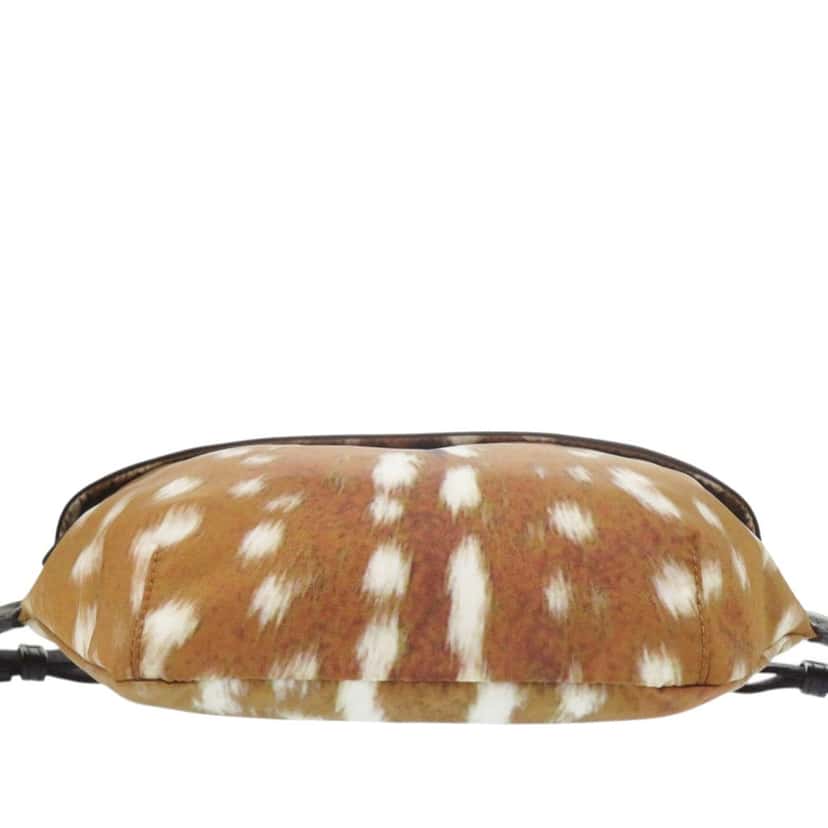 Burberry Logo Printed Nylon Belt Bag Brown Very good condition - Inside View