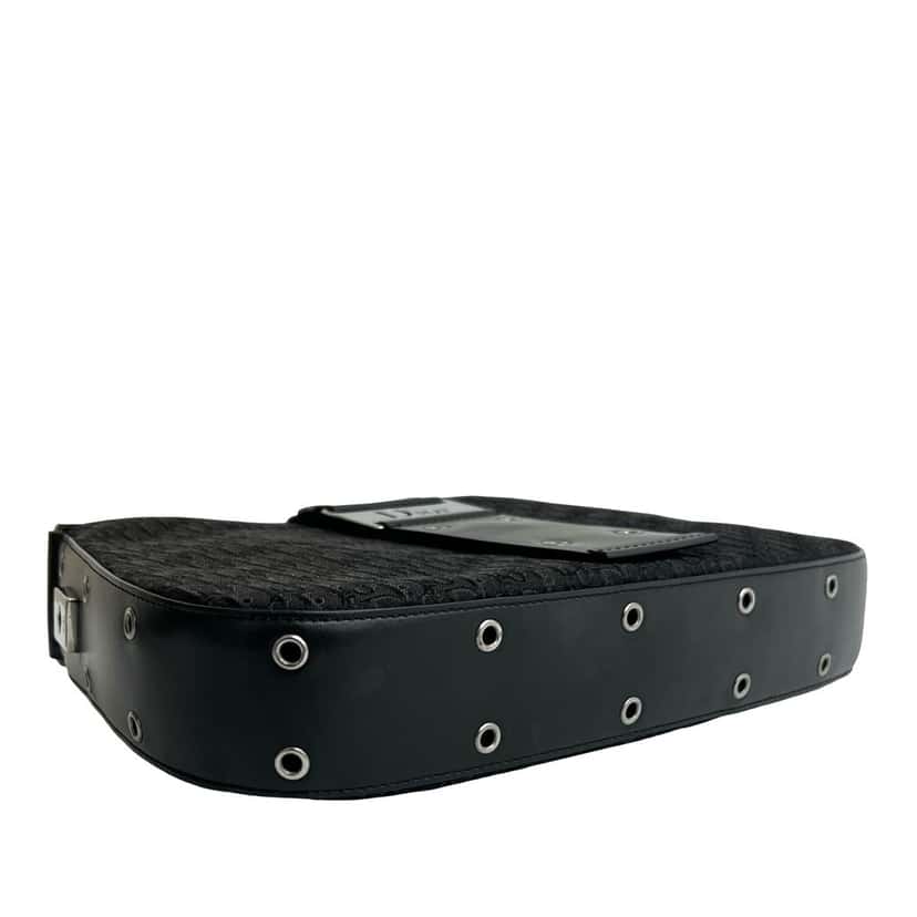 Dior Canvas Street Chic Columbus Shoulder Bag Black Very good condition - Inside View