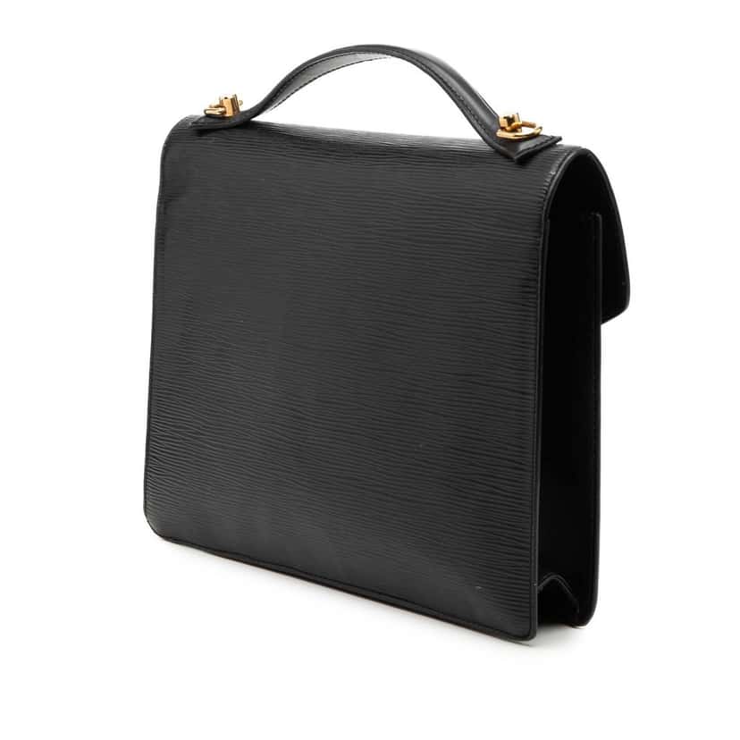 Louis Vuitton Epi Monceau 28 Black Leather Very good condition - Back View