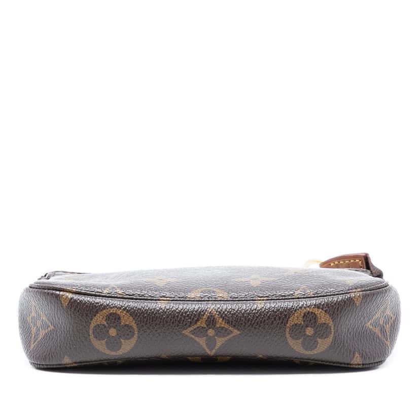 Louis Vuitton Monogram Mini Pochette Accessoires Brown Very good condition - Inside View