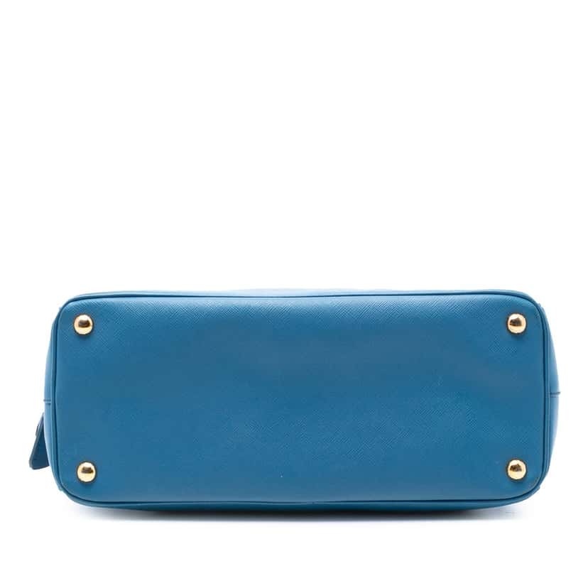 Prada Saffiano Lux Parabole Tote Blue Leather Very good condition - Inside View