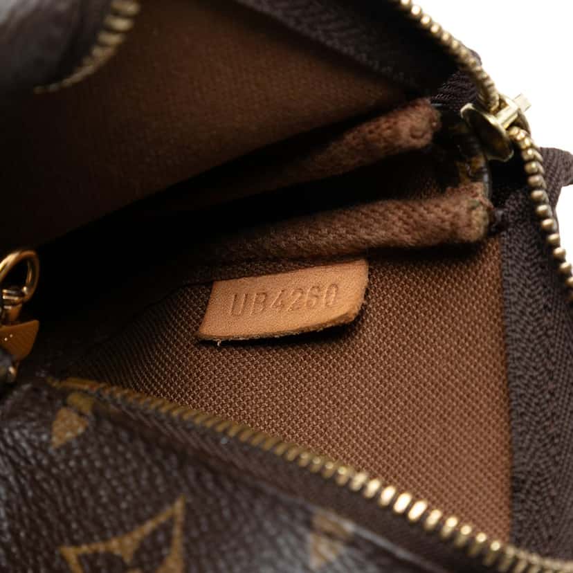 Louis Vuitton Monogram Mini Pochette Accessoires Brown Very good condition - Box View