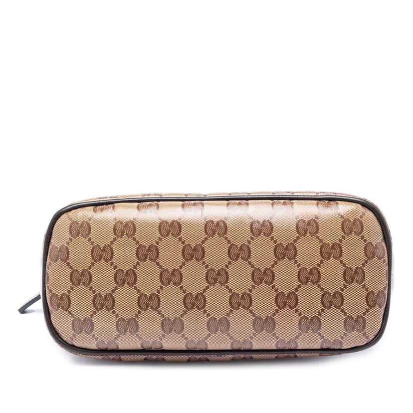 Gucci Mini GG Crystal Dome Satchel Beige Very good condition - Inside View