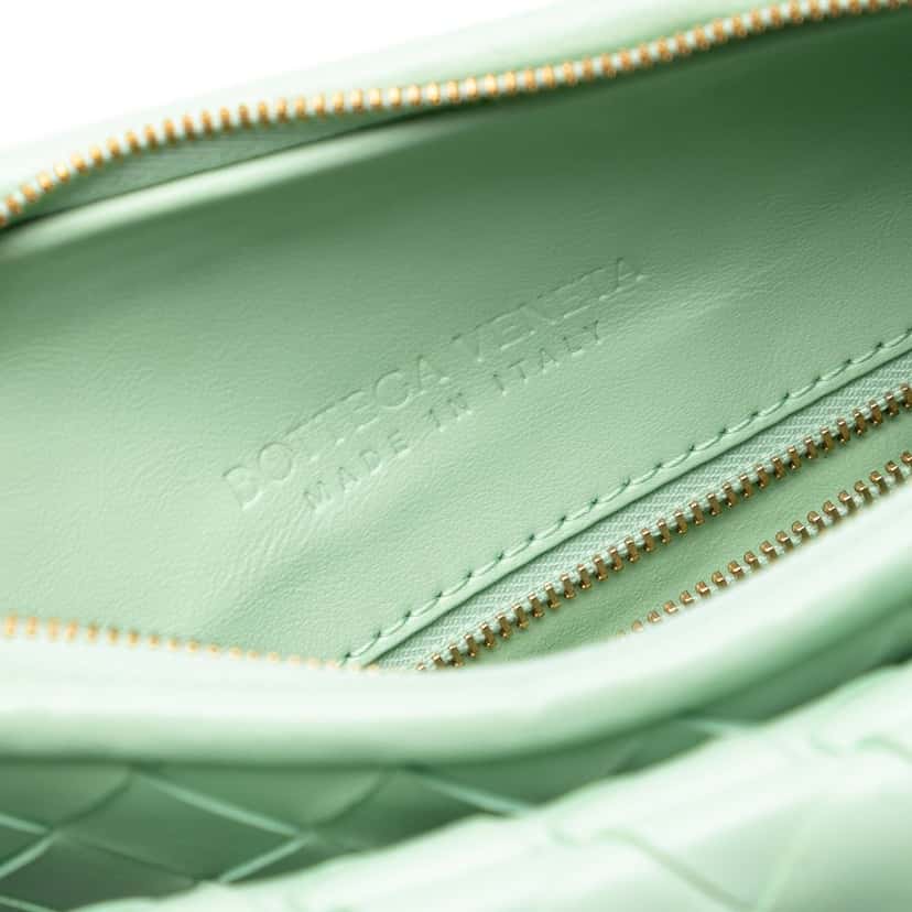 Bottega Veneta Medium Nappa Intrecciato Gemelli Hobo Green Leather Very good condition - Box View