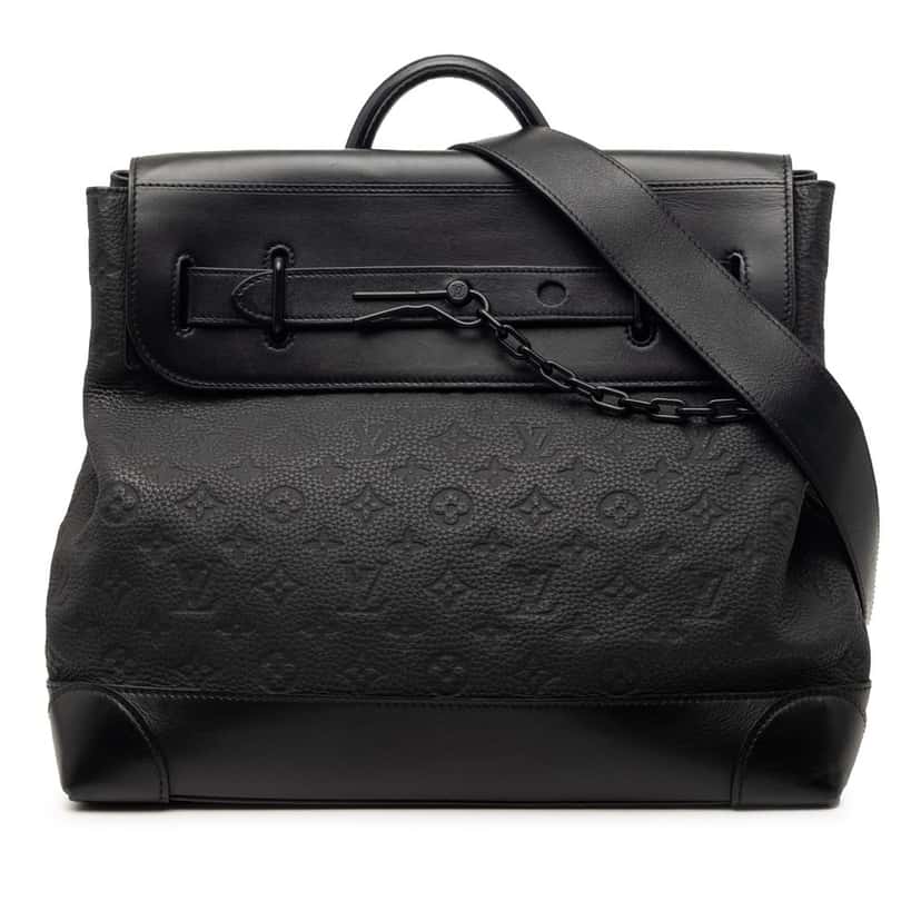 Louis Vuitton Monogram Eclipse Steamer PM Black Very good condition - Front View