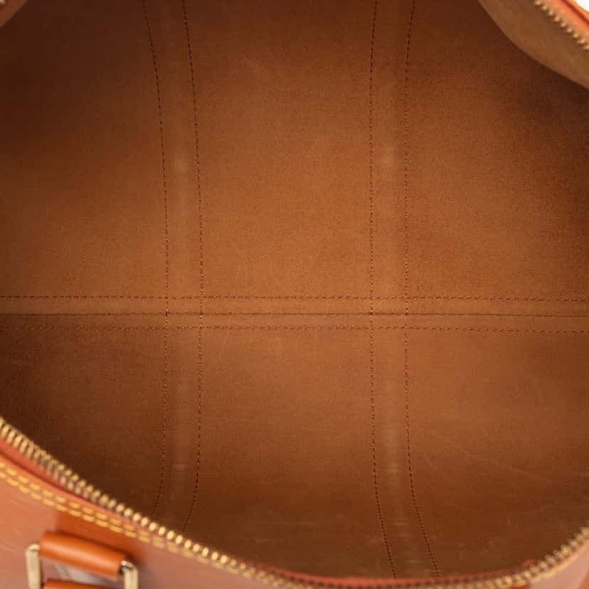 Louis Vuitton Epi Keepall 45 Brown Leather Very good condition - Model View