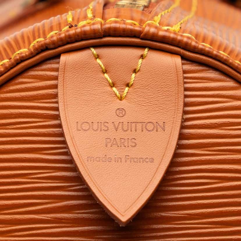Louis Vuitton Epi Keepall 45 Brown Leather Very good condition - Box View