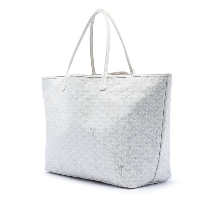 Goyard Goyardine Saint Louis GM White Very good condition - Back View