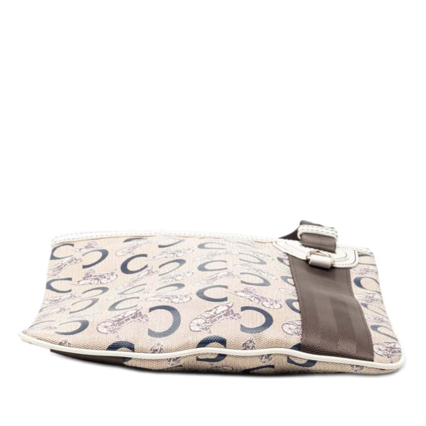 Celine C Carriage Coated Canvas Crossbody Beige Very good condition - Inside View