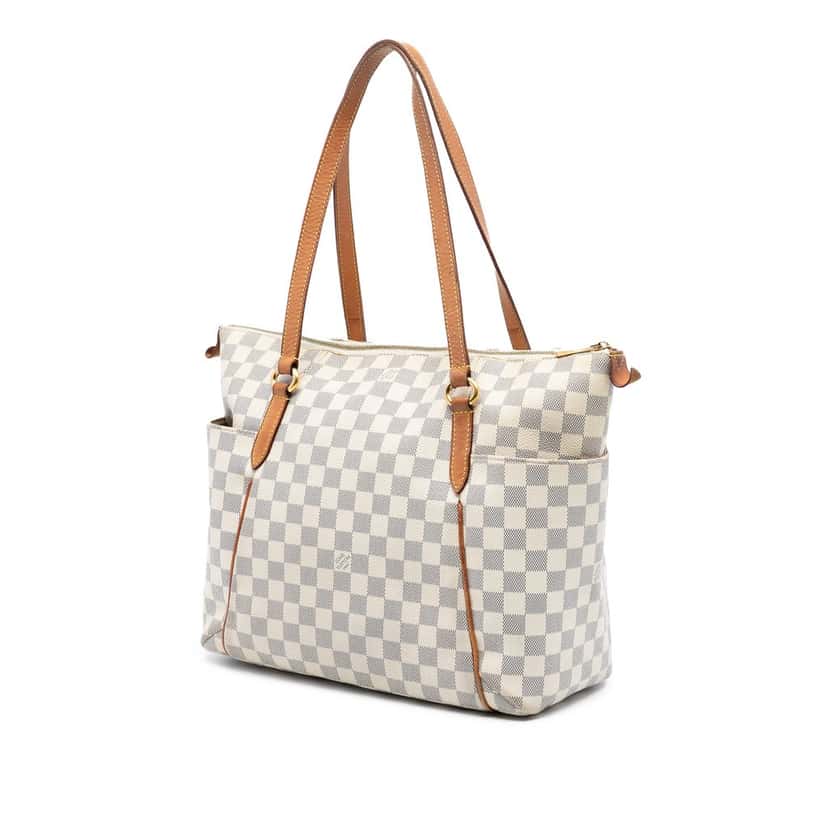 Louis Vuitton Damier Azur Totally MM White Very good condition - Back View