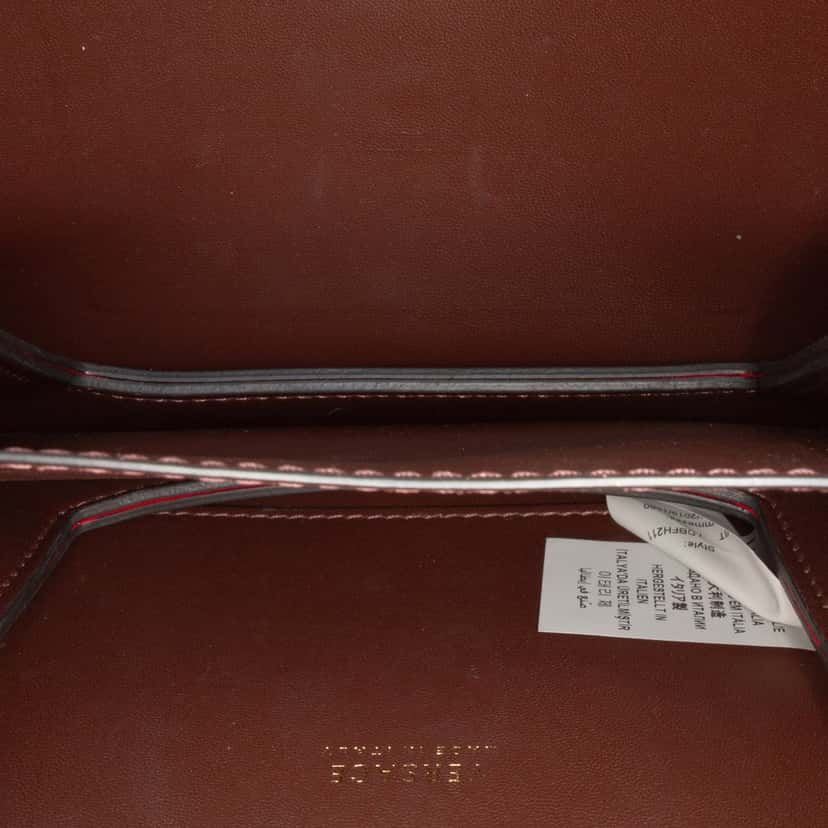 Versace Small Leather Virtus Top Handle Flap Red Leather Very good condition - Model View