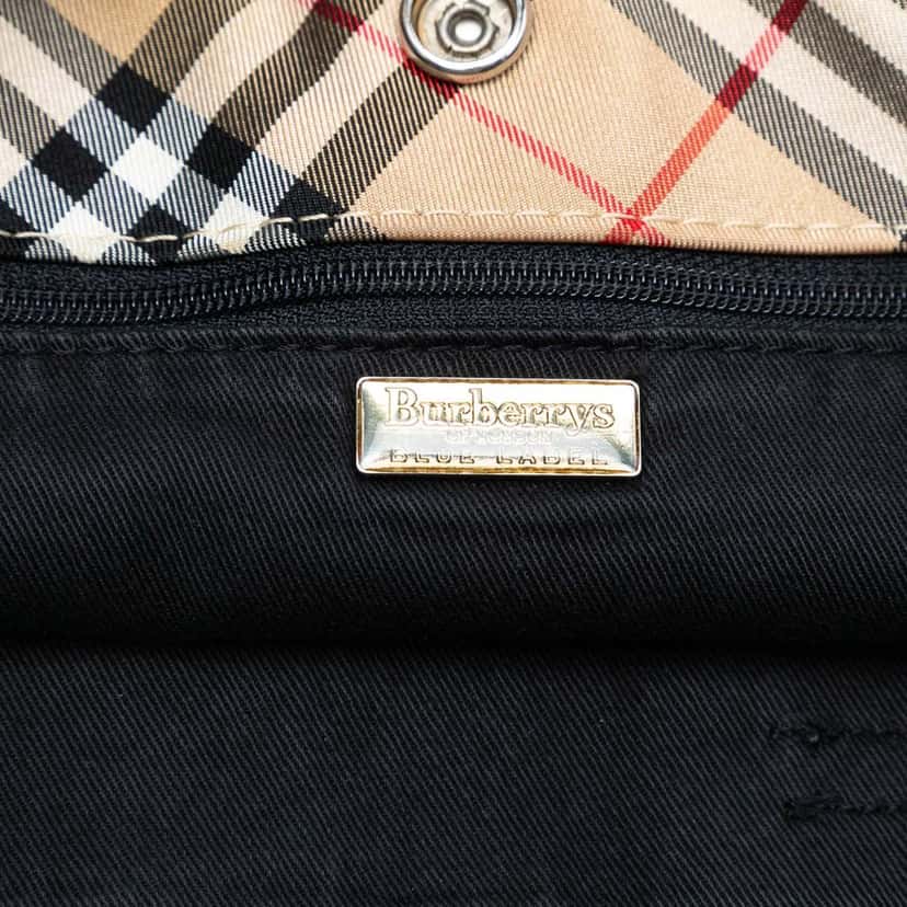 Burberry House Check Canvas Tote Beige Very good condition - Box View