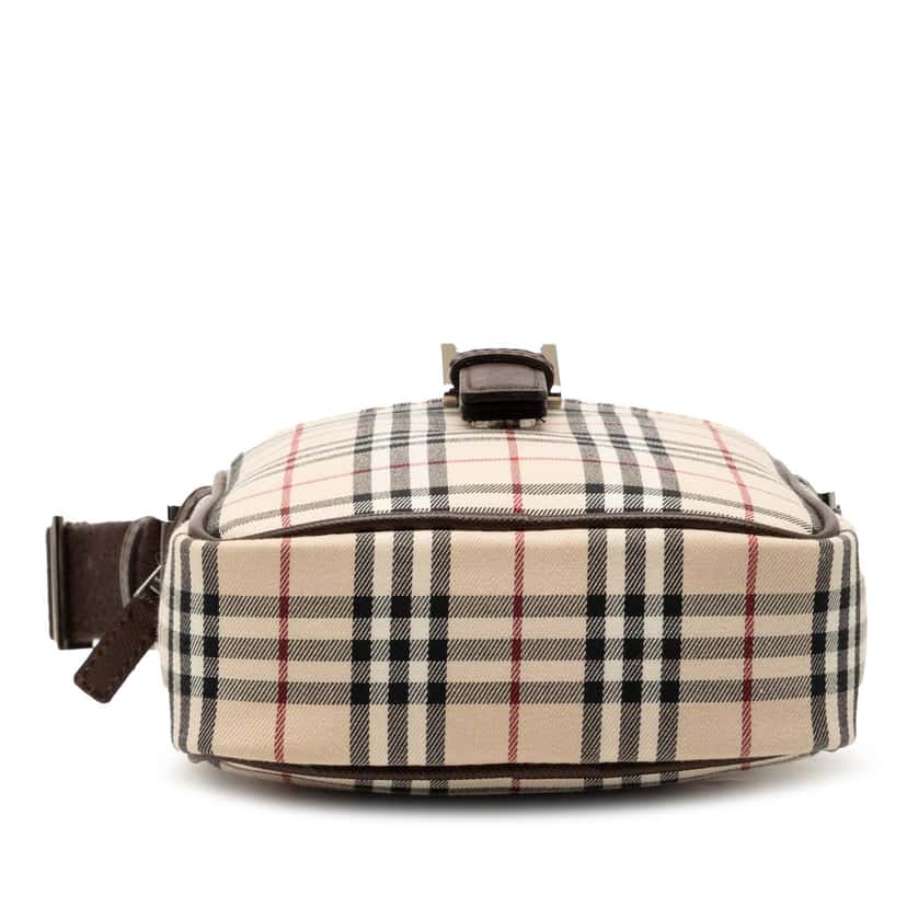 Burberry House Check Canvas Crossbody Beige Very good condition - Inside View