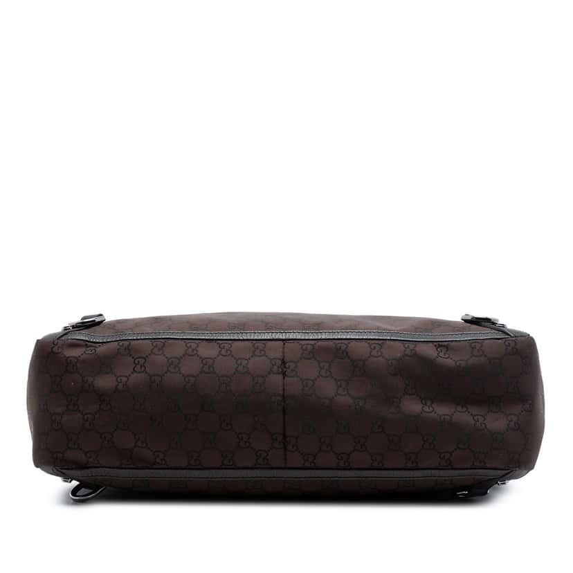 Gucci GG Nylon Abbey D Ring Tote Brown Very good condition - Inside View