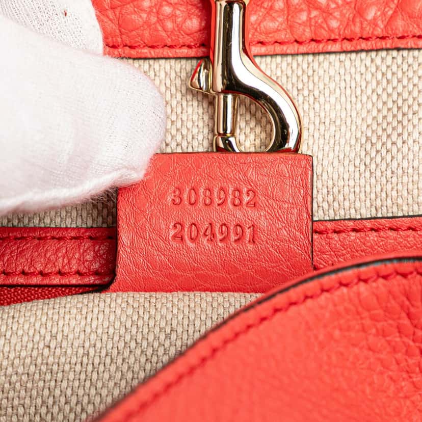 Gucci Medium Calfskin Soho Chain Tote Pink Leather Very good condition - Box View