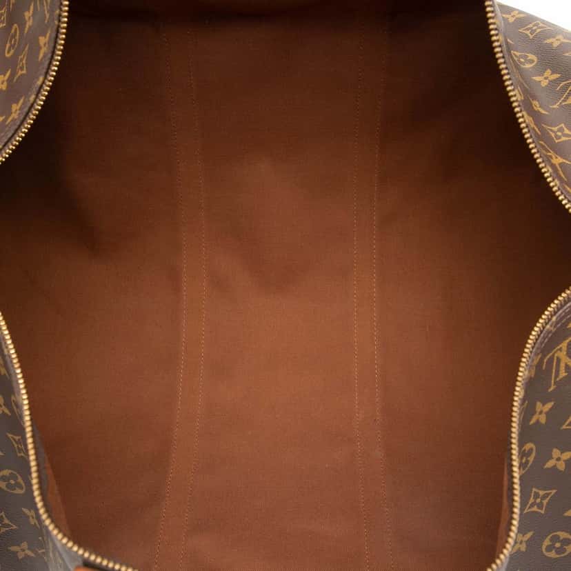 Louis Vuitton Monogram Keepall 60 Brown Good condition - Model View